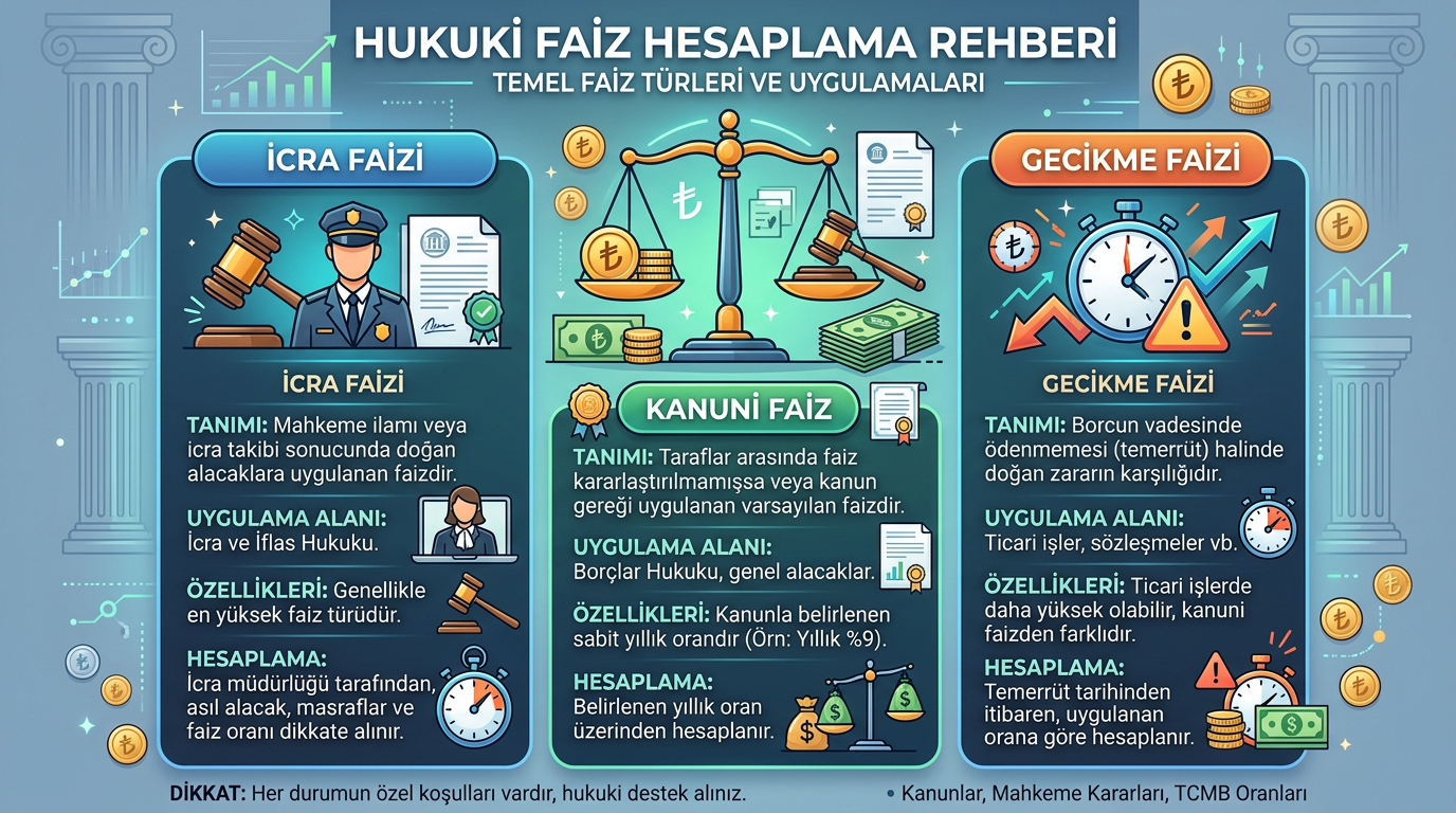 Hukuk hesaplama icra kanuni faiz