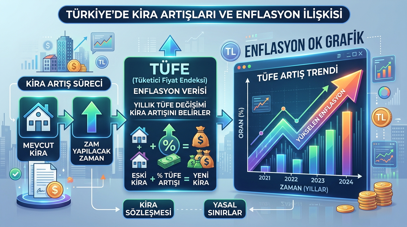 Kira artışı TÜFE ev grafik