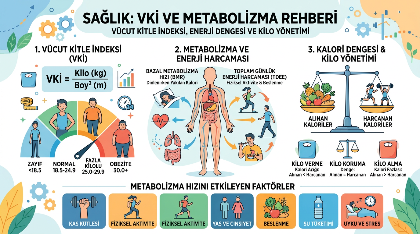 Sağlık BMI metabolizma hesaplama